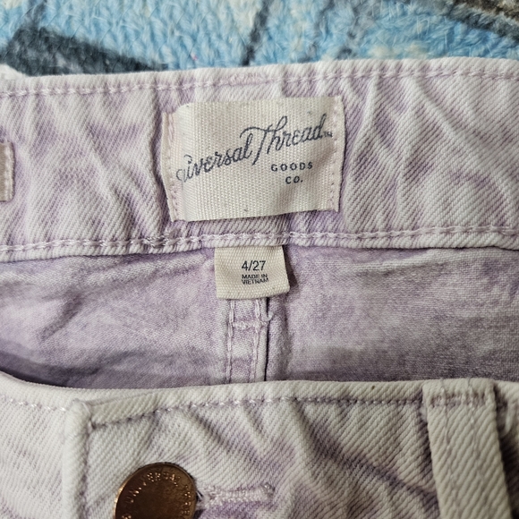 Universal Thread Lavender Jean Shorts - Picture 7 of 10